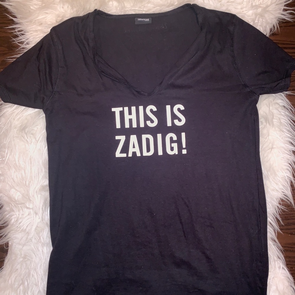 This is Zadig black t-shirt 100% authentic